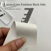 AAAOK1 ABS 3D Chrome Car Trunk Letters 528i 535i 540i Luxury Line Xdrive Emblem Logo Sticker For BMW E60 E34 F10 G30 E39 Accessories