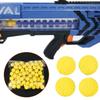 100PCS  Pack Universal EVA Soft Round Refilled Bullets Ball for Rival Toy Gun  (Yellow)