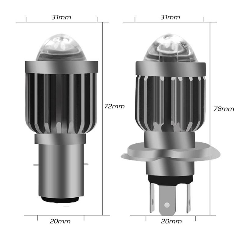 H4 Led H6 Ba20D светодиодные лампы для фар мотоцикла Csp белые желтые Hi Lo лампы