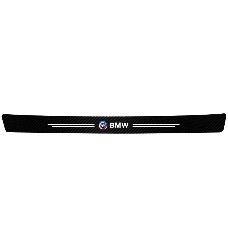 BMW Car Door Sill Scuff Plate Decor Carbon Fiber Stickers For BMW M E46 E90 E60 F30 F10 E39 E36 F20 G30 G20 E87 E92 E91 E30 F11H6RF
