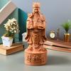 Резьба по дереву скульптуры бога богатства фигурки китайские мифологические фигуры дом комната офис богатство удача фэн-шуй декор
