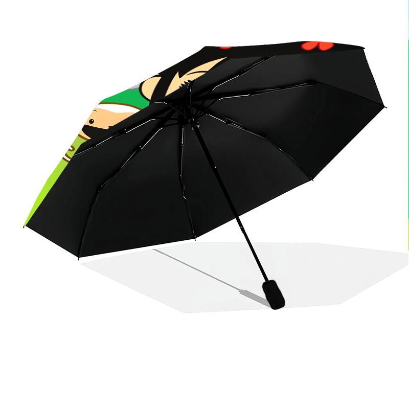 Узор Kylan, автоматический складной зонт, портативная и складная конструкция, 8 спиц, рождественский или день рождения подарок.