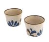 Castle Enterprise New Dishware Selected by Okinawan Versatile Soba Cups [Commercial Set] Yachimun-patterned Tropical-style Grandmothers (10-Piece