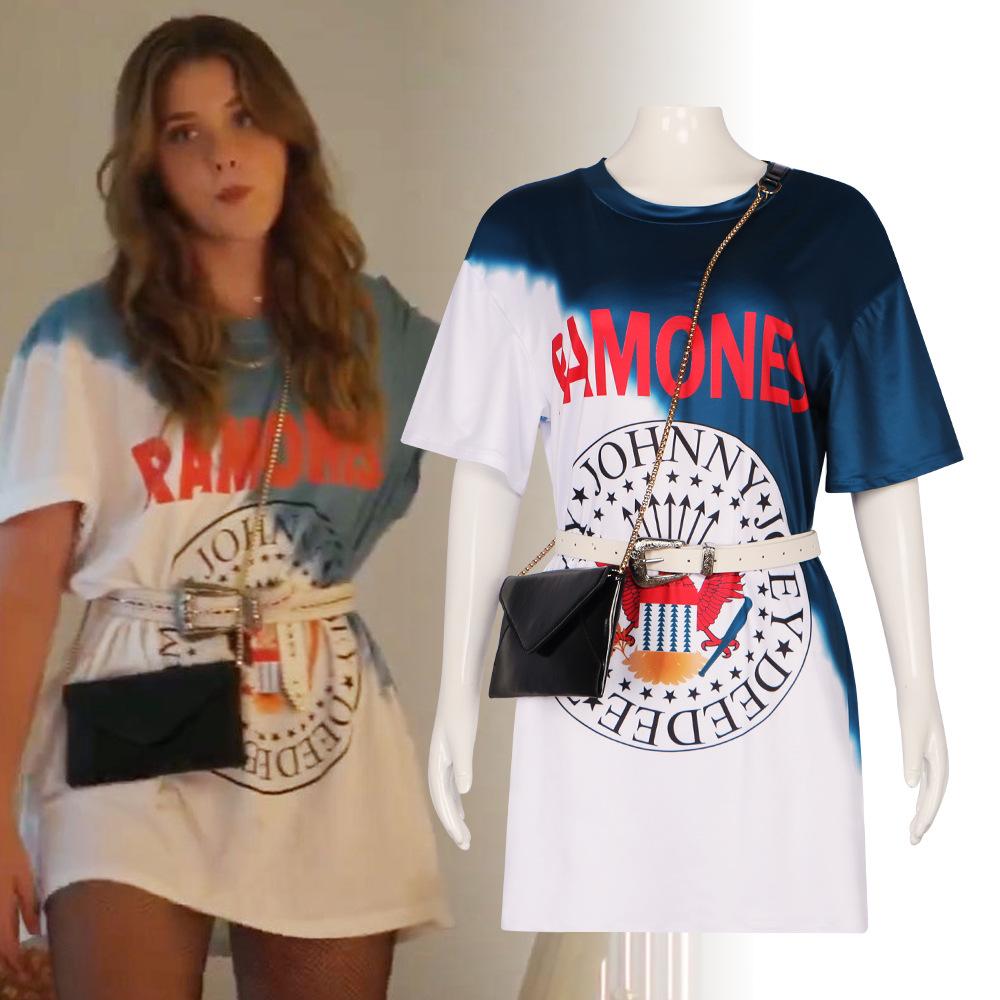 Фильмы Моя вина Косплей Culpa Mia Платье Ноя Граффити Длинная футболка Сумка-ремень Новинка Повседневные наряды Костюмы на Хэллоуин для женщин