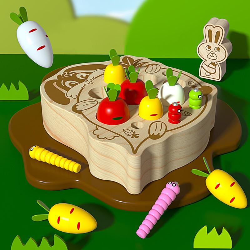 CPC Kids Магнитная игра «Рыбалка с котятами» – деревянная развивающая игрушка для тренировки концентрации