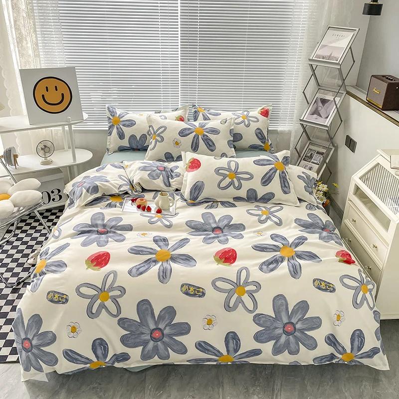 Пододеяльник для мальчиков Star Galaxy Space Planet Cartoon Astronavt, двусторонний комплект постельного белья Boundless Galaxy Starlight, 4 шт.