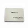 Excellent HERMES bracelet Croisier Double Tour black leather mens Used