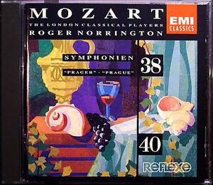 CD ROGER NORRINGTON, WOLFGANG AMADEUS  - Symphonies Nos. 38 & 40 077775433623 EMI Classics 1992 Europe Classical Used