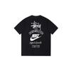 Unisex Casual Short Sleeve T-Shirt With Dinosaur Dice Letter Print Loose Fit Cotton Tee Teens Adults