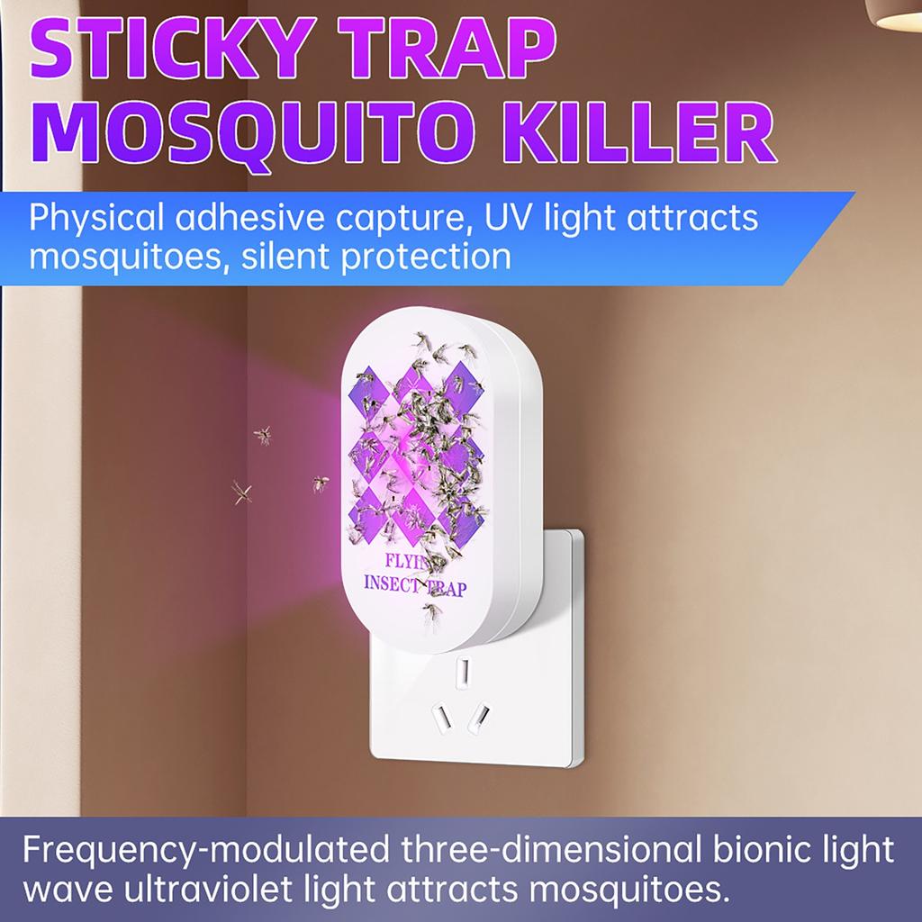 Indoor Flying, Light Insect Trap For ,Gnat, Moths And House Best Trap For Home, Kitchen, Bedroom, Plant Area, Garage