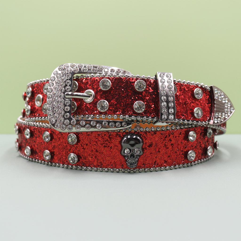 Пояс в панк-стиле Мужской модный джинсовый пояс Мужской высококачественный кожаный пояс Пояс в европейском и американском стиле