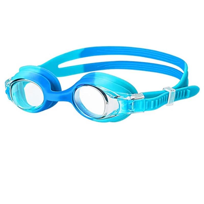 Детские очки для плавания HD Водонепроницаемые противотуманные гальванические очки Цветные линзы Очки Высококачественные регулируемые очки