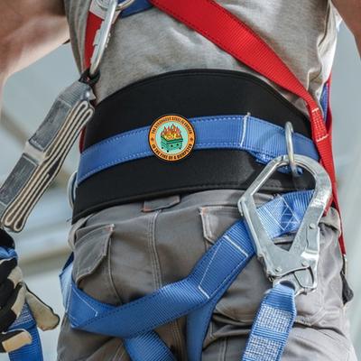 Пин «Пламя из мусорного бака» Юмористический Пин «Команда реагирования на пламя из мусорного бака» из сплава Забавный эмалевый значок для коллег, руководителя команды