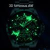 ONTHEEDGE Full Star Men's Business Watch Automatic Hollow Mechanical Watch Luminous Waterproof