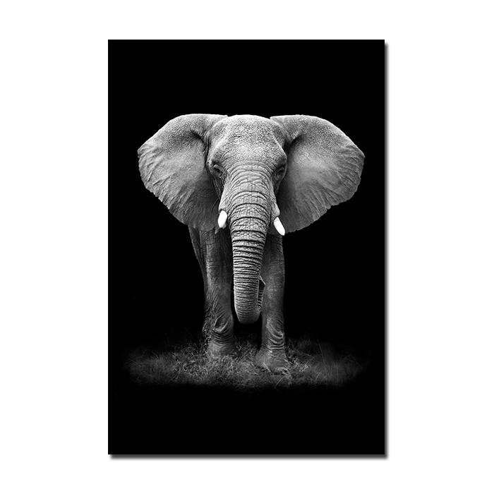 Черно-белый холст с животными, настенная живопись, лев, жираф, зебра, скандинавские постеры и принты, настенные панно для украшения гостиной