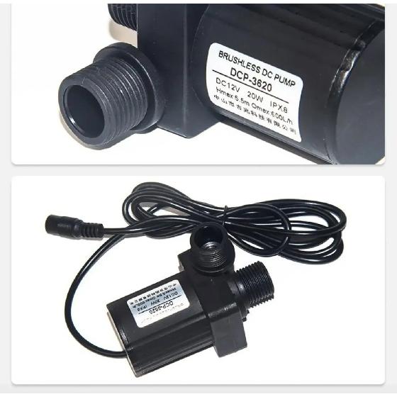DC12V/24V DC brushless high temperature resistant mobile bathing machine water pump solar water heater submersible booster pump
