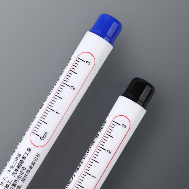 Длинный маркер для строительства ручка для металла масло водонепроницаемый тонкая головка деревянная ручка для рукоделия удлиненная 20 мм длинная головка глубокое отверстие