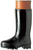 Mitsuuma NS Keep Glossy FMDX Forestry Black Half-Length Boots, 25.0 Cm,