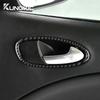Настоящая мягкая карбоновая наклейка для Seat Leon Altea 2005 2006 2007 2008 2009 2010 2011 2012 LHD RHD Отделка переключателя ручки двери автомобиля