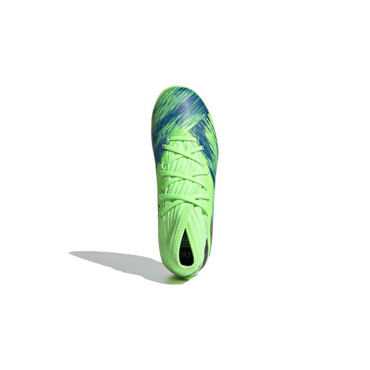 adidas Футбольные бутсы Nemeziz 19.3 Tf, противоскользящие, с амортизацией, низкие, для детей, зеленые FV4006