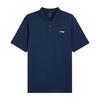 Li-Ning Повседневная дышащая универсальная рубашка-поло с коротким рукавом, удобные длинные брюки, спортивный костюм, мужской костюм, Guangdong-Blue Black U803-3+T415-1