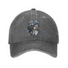 aJul  Unisex Style Baseball Cap Novelty French Rapper Jul Distressed Denim Caps Hat Retro Outdoor Workouts Adjustable Sun Cap