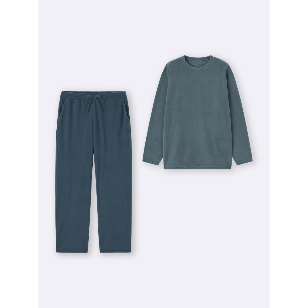 GU by Uniqlo Флисовый комплект для отдыха с длинным рукавом и длинными брюками 