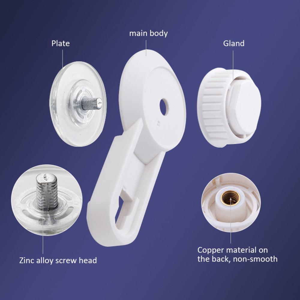 White Suction Cup Wall Mount Soap Dispenser Home toilet hand sanitizer placement