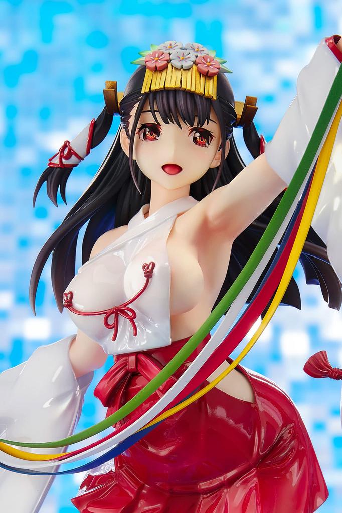 Vertex Originals Job Shrine Maiden Аканэ Кагура Высота 250 мм Окрашенная полная фигурка "Tight Job" 2 прибл.. ПВХ/АБС без масштаба