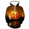 2023 New Men's and Women's Halloween 3D Digital Print Hoodie