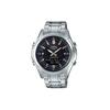 Мужские черные часы 46 мм AMW-840D-1AVDF AMW-840D-1AVDF