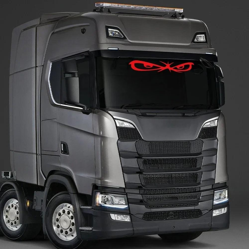 Наклейка на лобовое стекло автомобиля 'Сглаз' Виниловая наклейка Для Scania Volvo FH MAN DAF Грузовика Большого Тяжелого Грузовика Декоративные Аксессуары