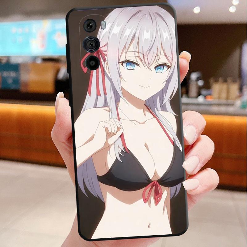 Phone Case For Motorola Edge 50 40 Pro 60 50 40 30 Ultra Neo Fusion Moto G Play G Stylus G Power G Anime Girl