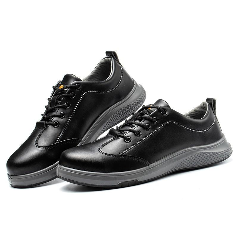 Anti-Static Safety Work Shoes With Steel Toe Cap Puncture Resistance Construction Workers