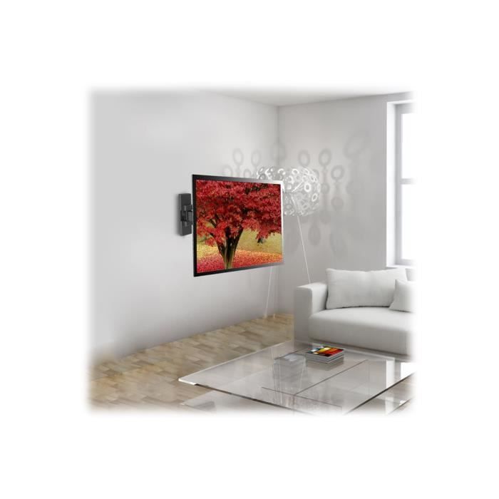 Support mural Ewent EasyTurn EW1522 pour écran plasma/LCD 13-42'' - Noir