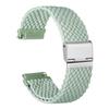 Ayadoo Плетеный нейлоновый ремешок для часов Quick Mint Green с серебряной пряжкой, Быстросъемный, 16 мм,
