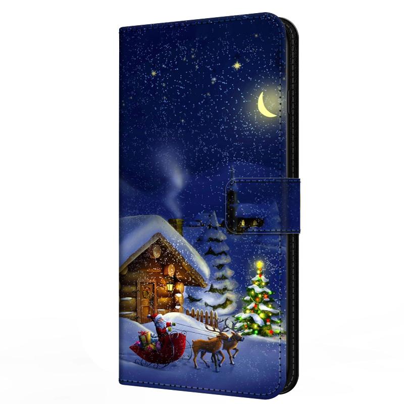 Wallet For Oneplus Ace 6 Flip Stand Book Phone Cover Magnetic Leather Case Cartoon Anime Merry Christmas Capa Oneplus Ace6 5G