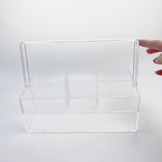 Подставка для столовых приборов Органайзер для вилок и ложек Прочная конструкция Большая вместимость Прозрачный дизайн Коробка для хранения посуды Подставка для столовых приборов