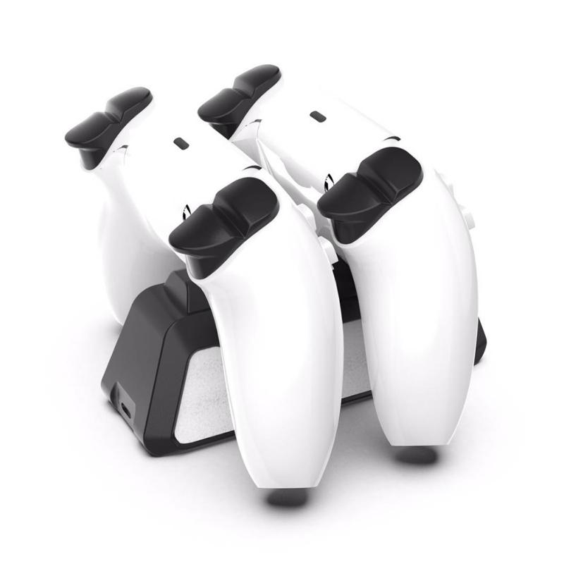 PS5 Dual USB Ручка Быстрая зарядная док-станция 5 В 720 мАч Подставка для зарядного устройства для Play Station 5 PS5 Game