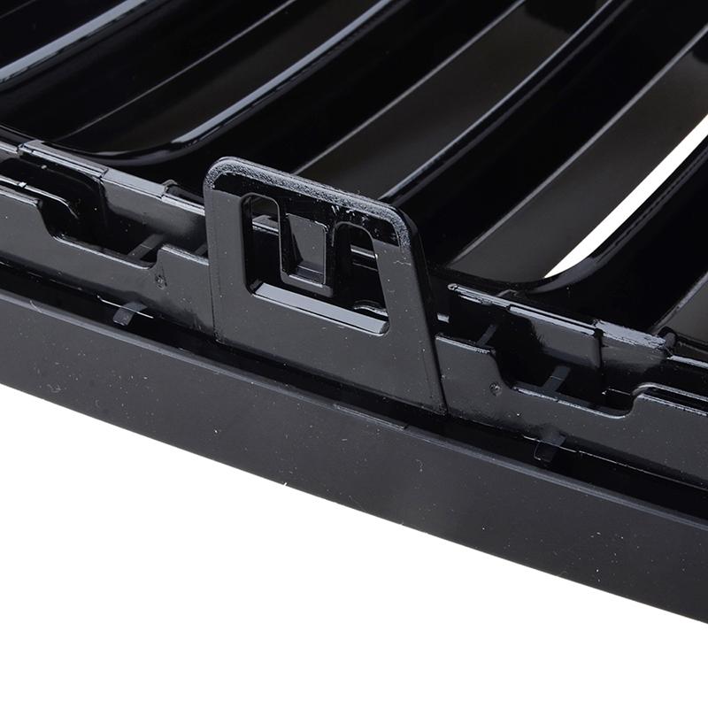 Решетка переднего бампера, черная решетка в стиле Performance, подходит для BMW 2 серии F22 F23 F87 M2 2014-2018, автомобильные аксессуары