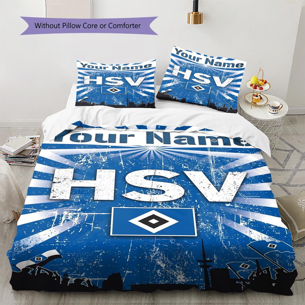 Name Custom Hsv bilder Pattern Bedding Set Quilt Cover Pillowcase Home Decor Gift (1 * duvet cover + 2 * pillowcase, without core)