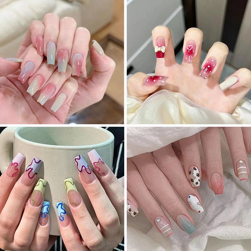 Platinum Haifei Nude Ice Gel Nail Polish - Модный прозрачный нюд от Xiaohongshu