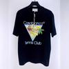 2026 summer printed alphabet football pattern loose casual round neck short-sleeved T-shirt for men and women of the same style trendy brand