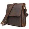 Ariga Мужская сумка через плечо из натуральной кожи, сумка-мессенджер, для поездок на работу и учебу