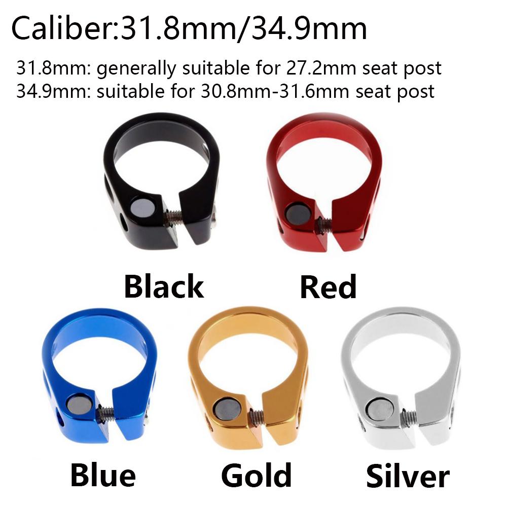 Tube Clip Cycling Bicycle Accessories Quick Release Seatposts Clamp Bike Parts Aluminum Alloy