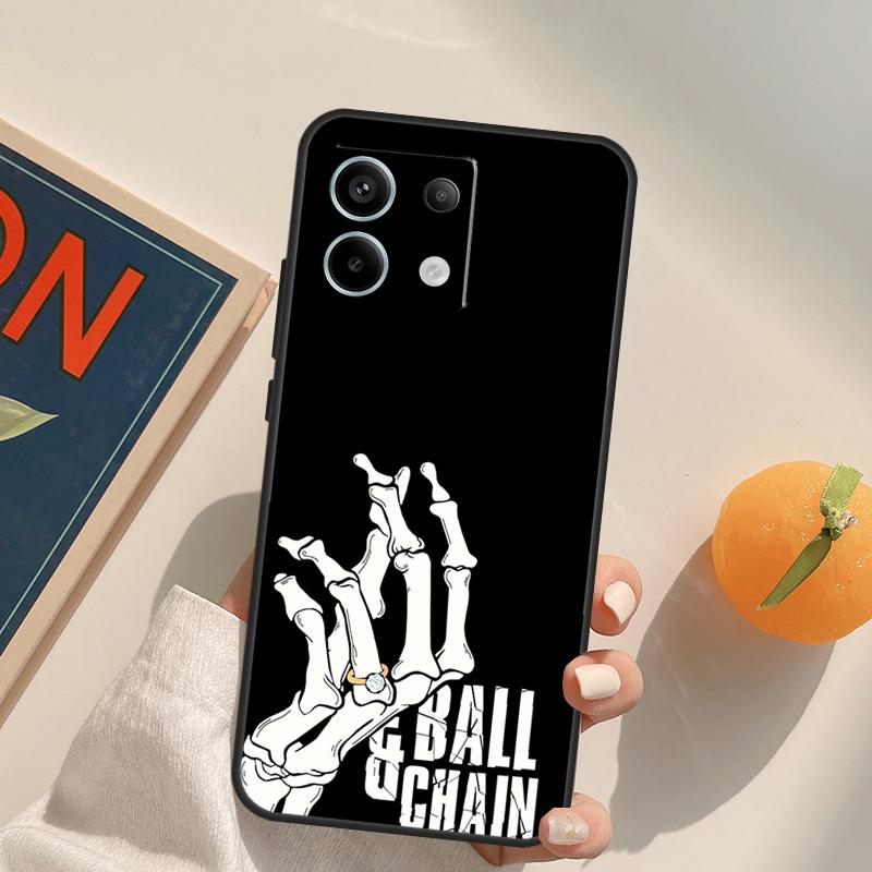 Чехол Funda с рисунком Скелет Череп для Xiaomi Redmi Note 13 Pro 9 10 11 12 14 Pro 10S 11S 12S Redmi 14C 13C 10C 12C
