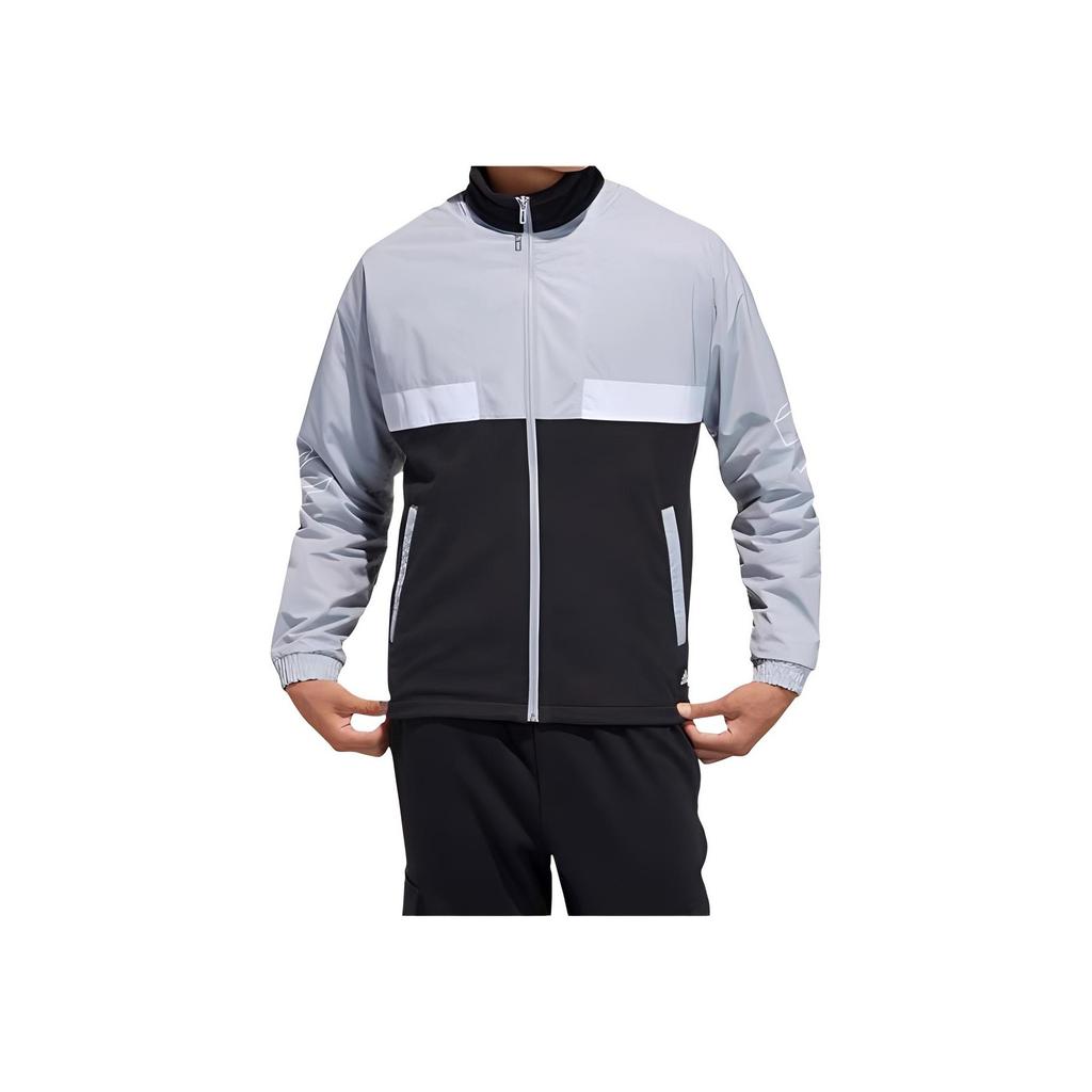 adidas Ветровка тканая куртка на молнии мужская куртка черная GP1830