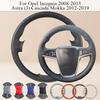 Custom Car Steering Wheel Cover For Opel Insignia 2008-2013 Astra (J) Cascada Mokka 2012-2019 Microfiber Leather Auto Grip Cover