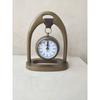 Antique Table Clock Handmade Brass Finish Hanging Home Deco Victorian Desk Clock