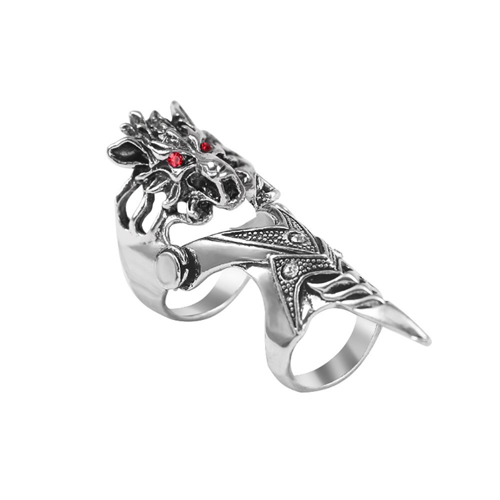 Skull Gothic Claw Ring Male Female Fashion Jewelry Dragon Ring Knuckle Ring Korean Style Ring